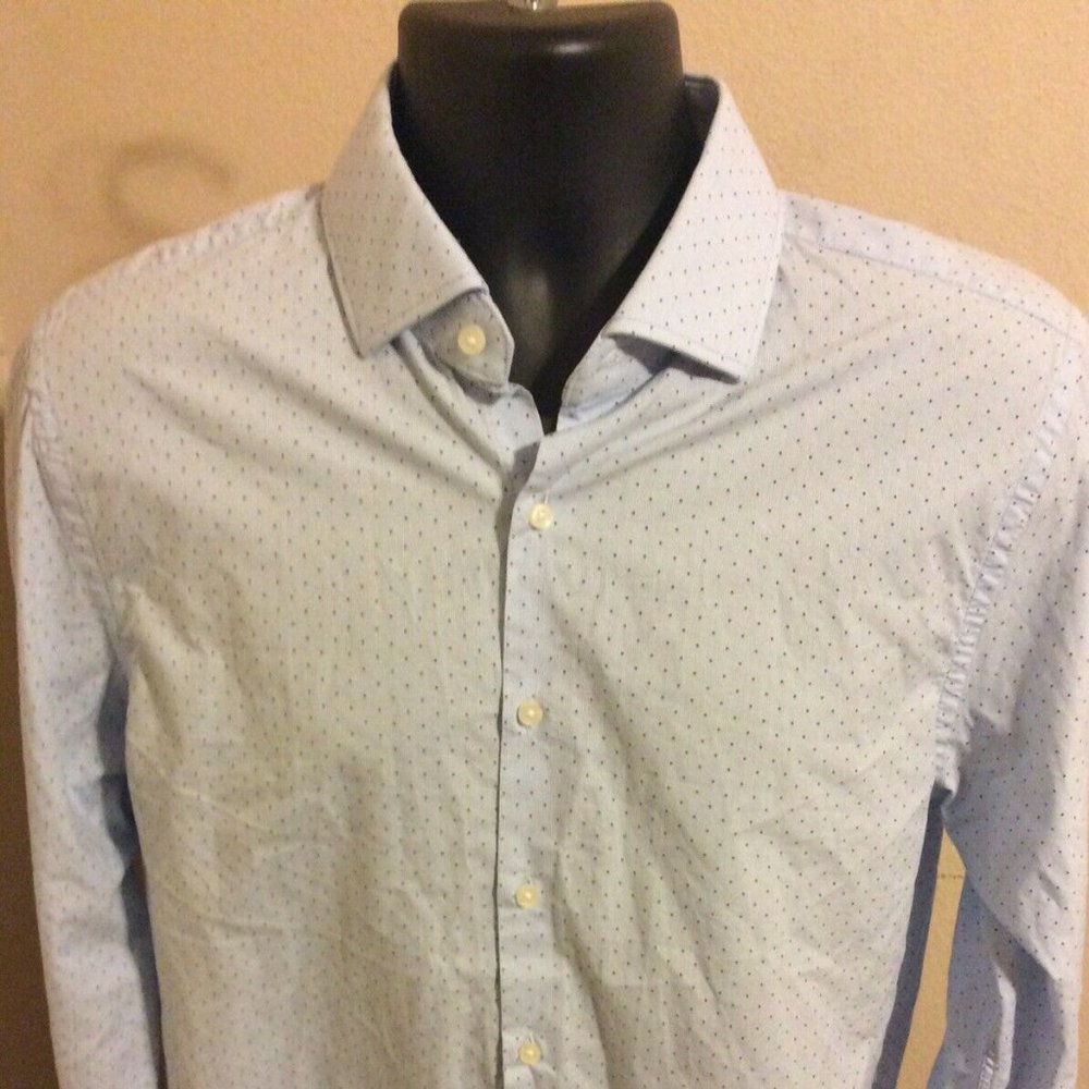 Denim Flower Ricky Singh Slim Fit Shirt sz Large